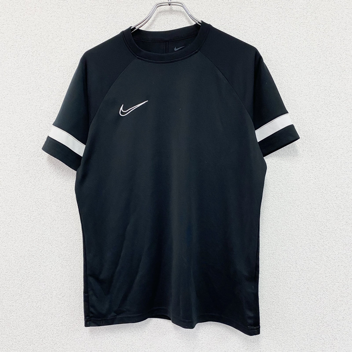 NIKE　ナイキ　DRI-FIT　半袖Tシャツ　スウッシュ　黒　ブラック　XLサイズ　古着