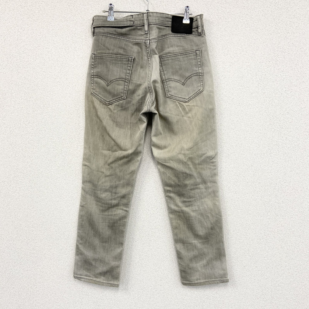 Levi’s　リーバイス　511　デニムパンツ/ジーンズ　縦落ち　フェード　灰色　グレー　W32サイズ メンズ コットン ポリエステル 古着