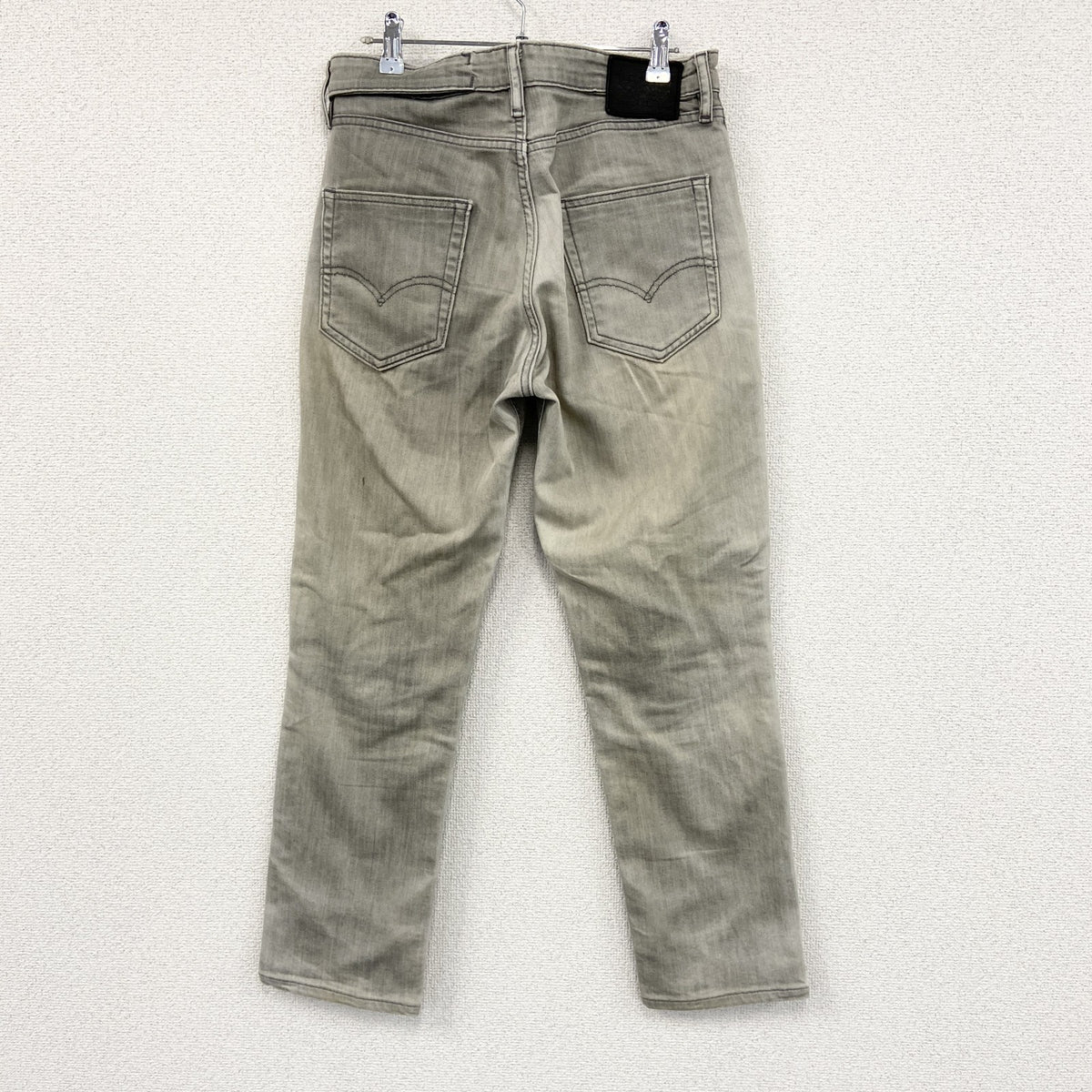 Levi’s　リーバイス　511　デニムパンツ/ジーンズ　縦落ち　フェード　灰色　グレー　W32サイズ メンズ コットン ポリエステル 古着