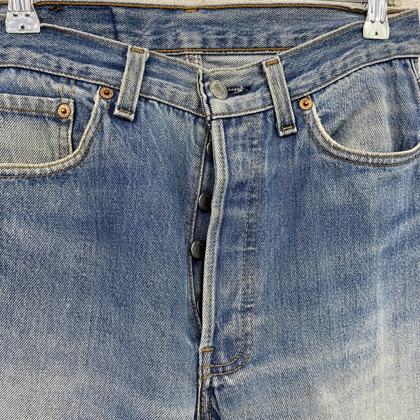 90s～　Levi's　リーバイス　501　デニムパンツ/ジーンズ　ボタンフライ　インディゴ　W30サイズ