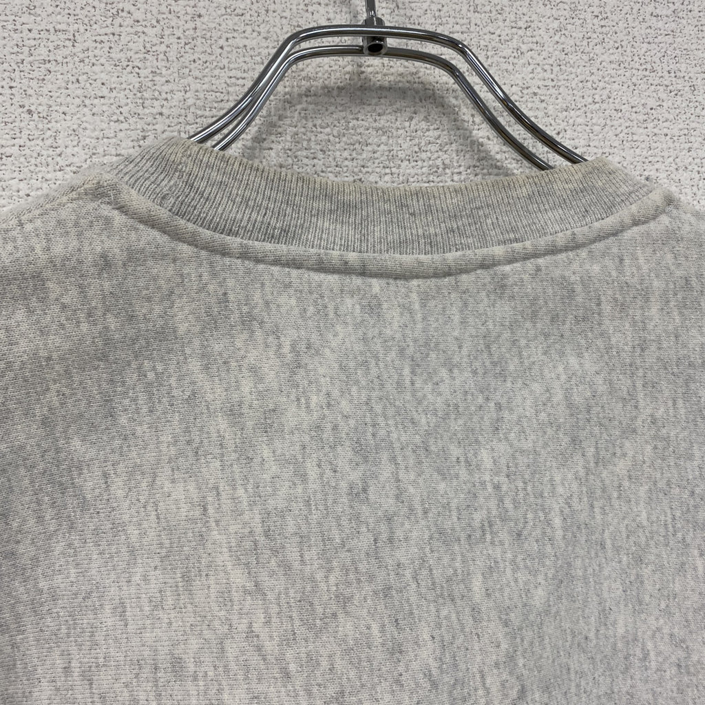 Champion　チャンピオン　リバースウィーブ　スウェット/トレーナー　アーチプリント　灰色　霜降りグレー　Sサイズ　古着