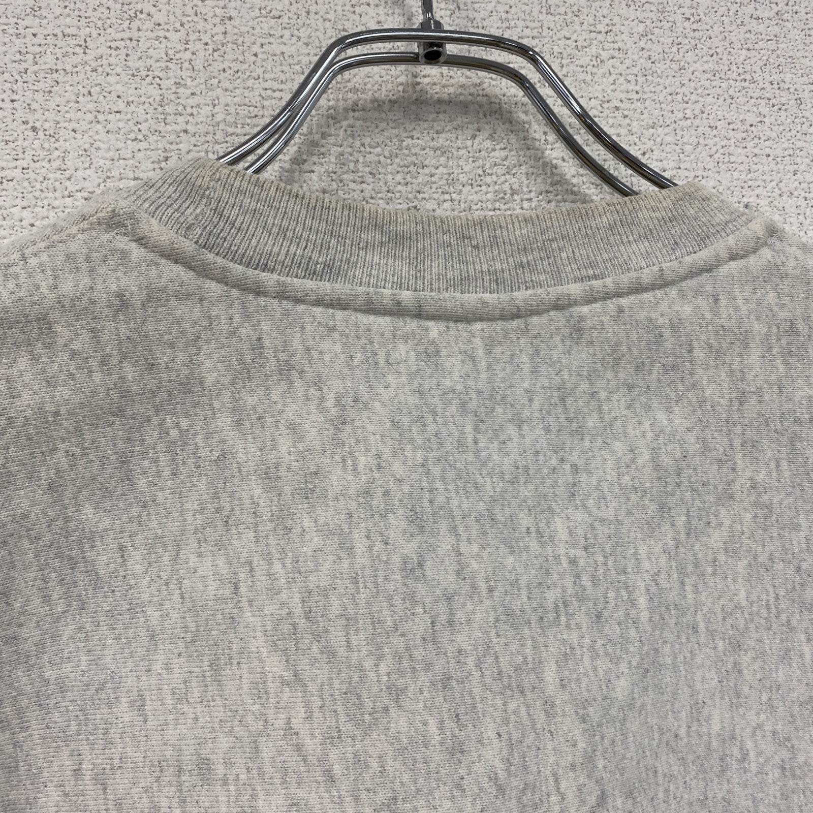 Champion　チャンピオン　リバースウィーブ　スウェット/トレーナー　アーチプリント　灰色　霜降りグレー　Sサイズ　古着