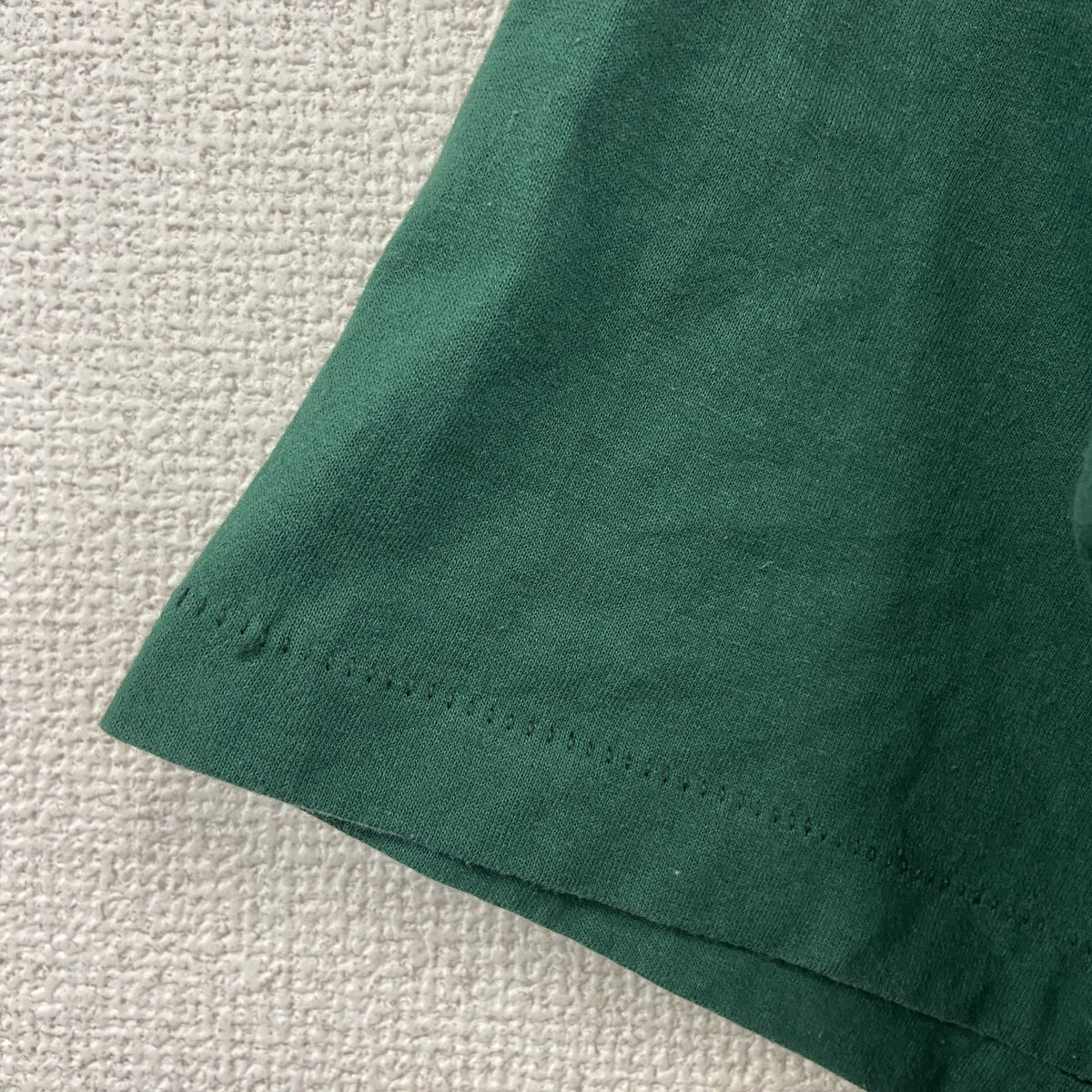 Hanes　ヘインズ　半袖プリントTシャツ　シングルステッチ　緑　グリーン　XLサイズ カットソー メンズ コットン 古着