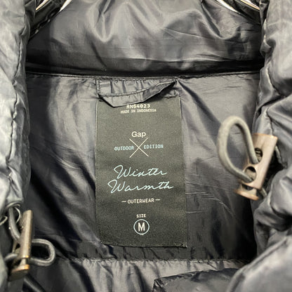 GAP　ギャップ　Winter Warmth　ダウンジャケット　ダウン90％　黒　ブラック　Mサイズ