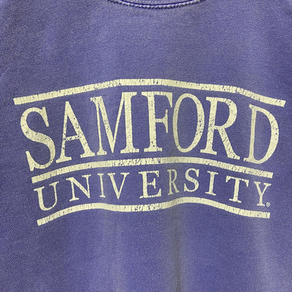 古着 used　SAMFORD UNIVERSITY　サムフォード大学　長袖カレッジプリントスウェット　トレーナー　Mサイズ