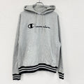Champion　チャンピオン　リバースウィーブ　スウェットパーカー/フーディー　リブライン　灰色　グレー　Lサイズ トレーナー スウェットトップス フード付き 古着