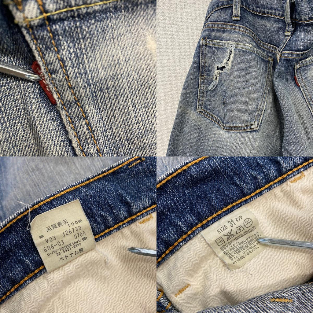 00s　Levi’s　リーバイス　606　デニムパンツ/ジーンズ　ヴィンテージ　インディゴ　W31サイズ　古着