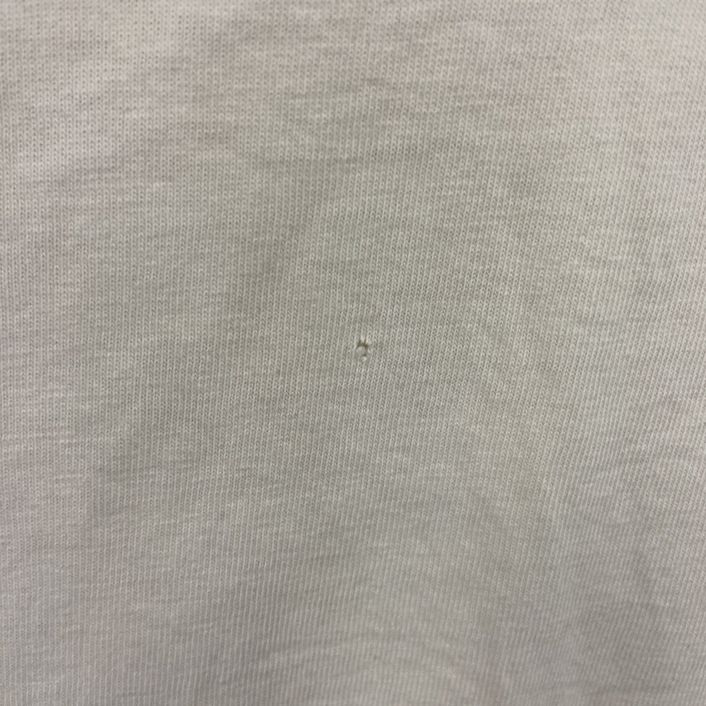 WORLD T’S　半袖プリントTシャツ　シングルステッチ　白　ホワイト　Lサイズ カットソー メンズ コットン 古着