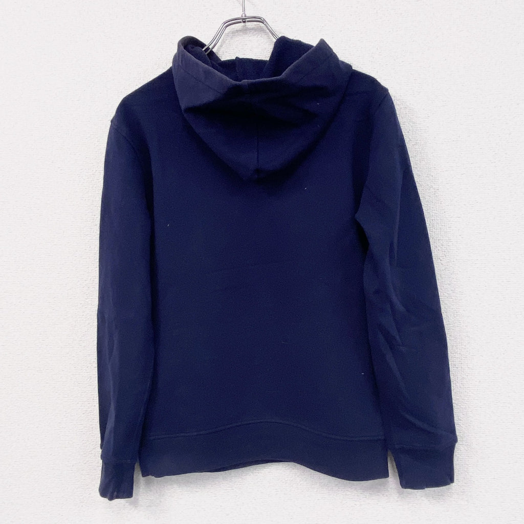 GAP　ギャップ　スウェットパーカー/フーディー　デカロゴ　紺　ネイビー　XSサイズ　古着