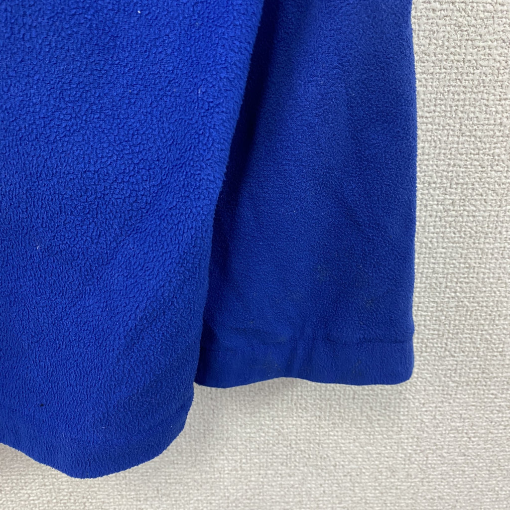 Canadian Creek　morinaga　森永乳業　企業　フルジップフリースジャケット/ボアジャケット　青　ブルー　LLサイズ