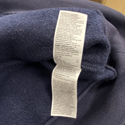 GAP　ギャップ　スウェットパーカー/フーディー　デカロゴ　紺　ネイビー　XSサイズ