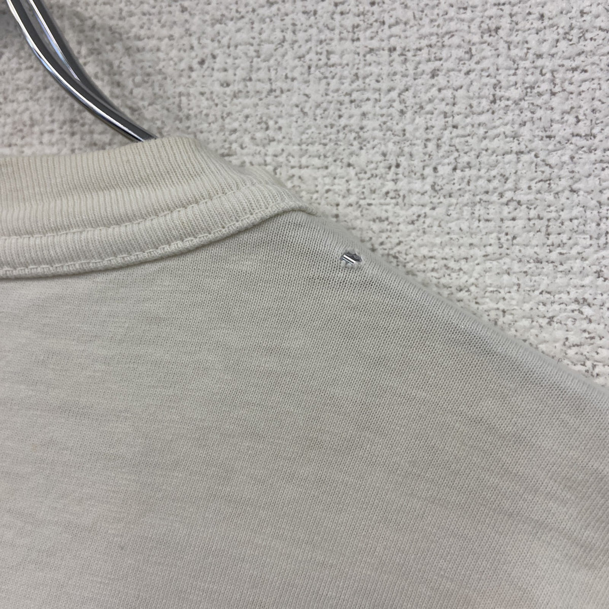 WORLD T’S　半袖プリントTシャツ　シングルステッチ　白　ホワイト　Lサイズ カットソー メンズ コットン 古着