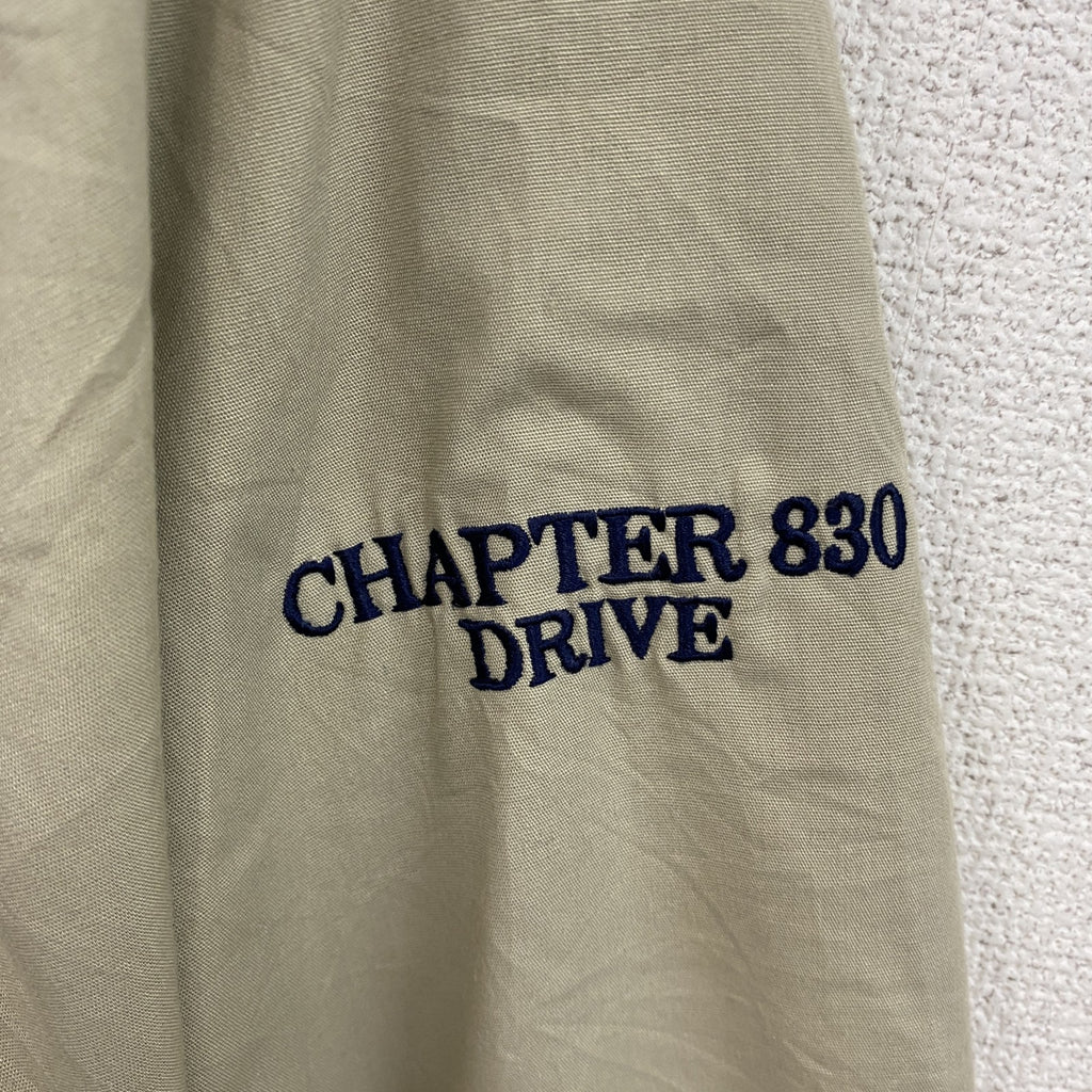 ～90s　King Louie　スタジャン/スタジアムジャケット　刺繍ロゴ　ヴィンテージ　紺　ネイビー　Lサイズ　古着