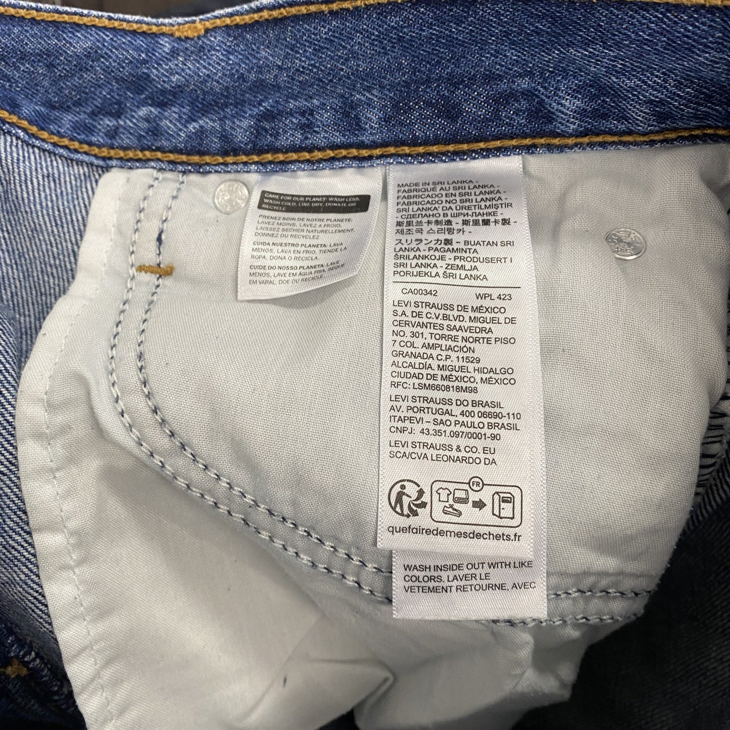 Levi’s　リーバイス　デニムパンツ/ジーンズ　インディゴ　W34サイズ