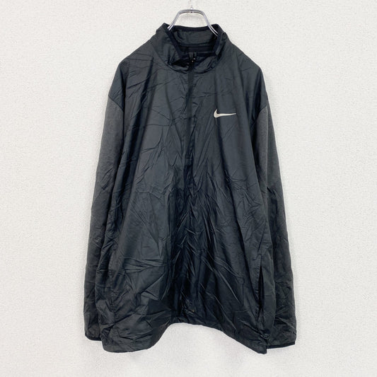 NIKE GOLF　ナイキゴルフ　プルオーバージャケット　ハーフジップ　黒　ブラック　XLサイズ