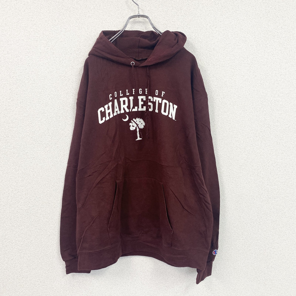 champion　チャンピオン　スウェットパーカー/フーディー　カレッジ　バーガンディ　　古着