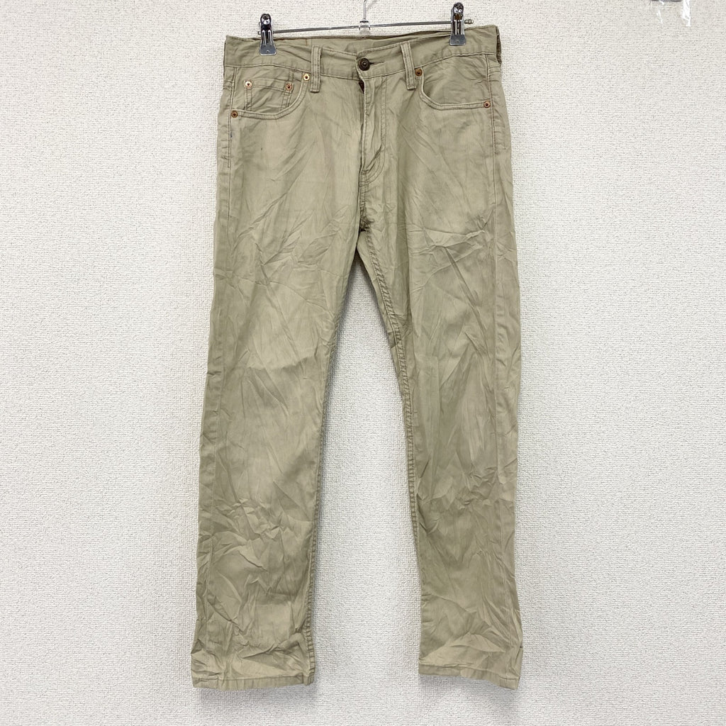 Levi's　リーバイス　513　スリムストレートパンツ　ジップフライ　ベージュ　W29サイズ　古着