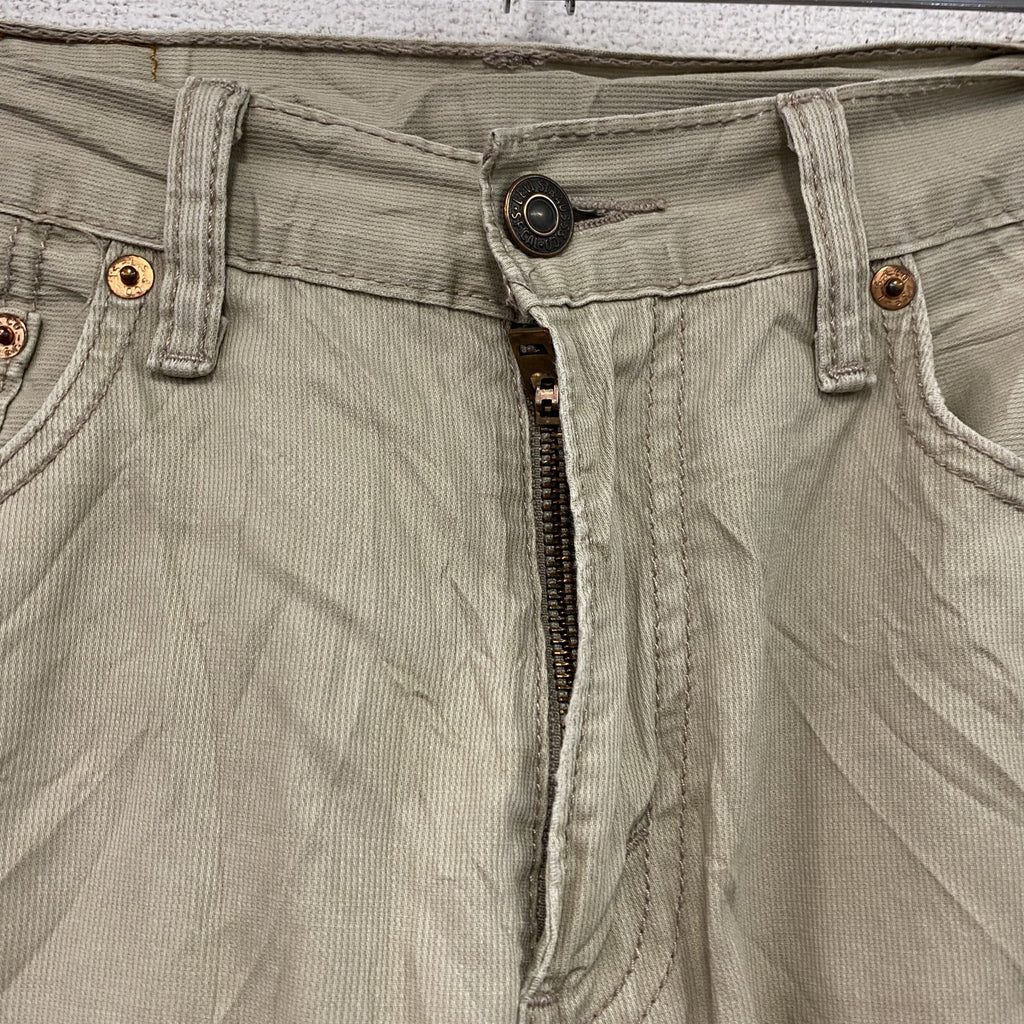 Levi's　リーバイス　513　スリムストレートパンツ　ジップフライ　ベージュ　W29サイズ　古着