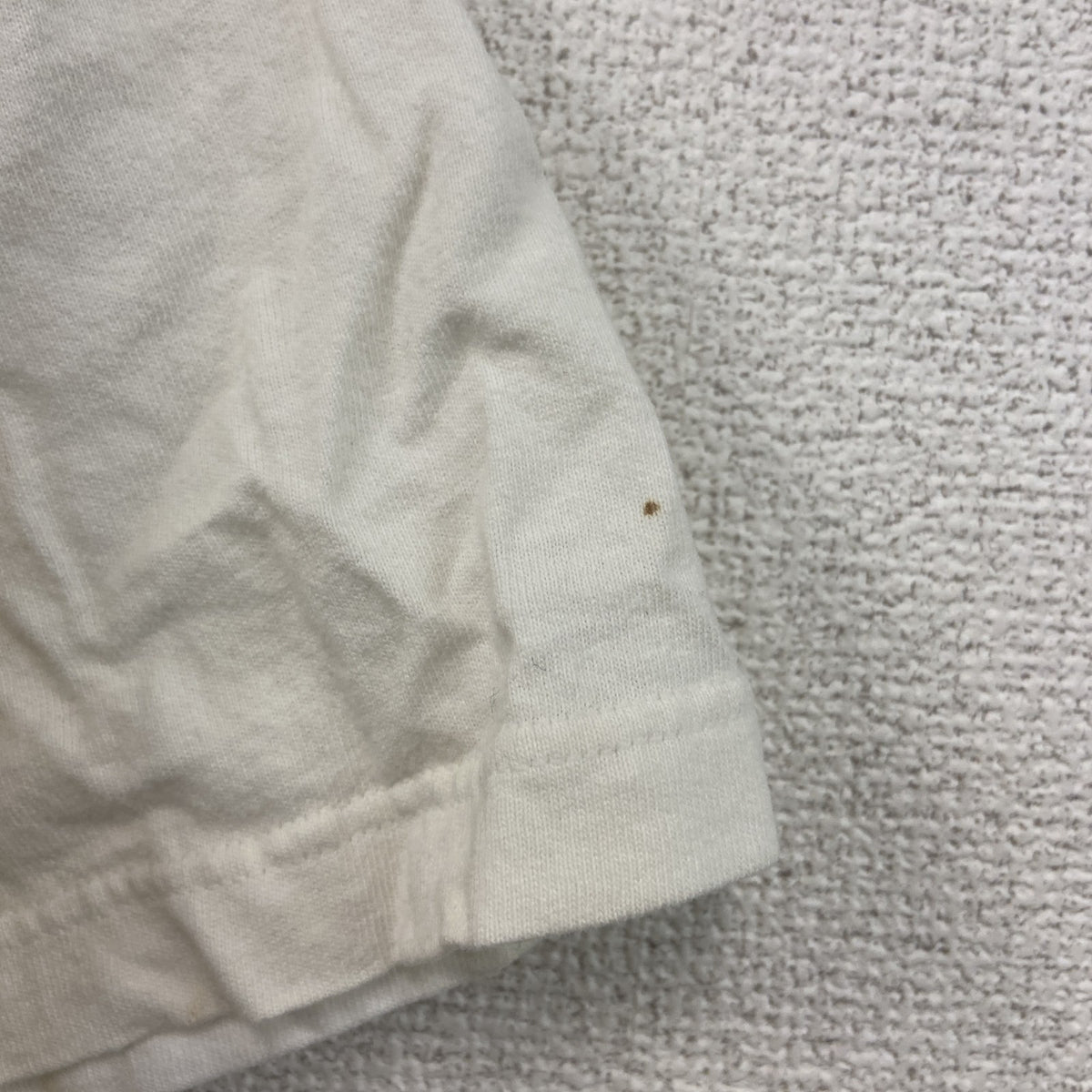 BYE BYE　半袖プリントTシャツ　白　ホワイト　Mサイズ カットソー メンズ コットン 古着