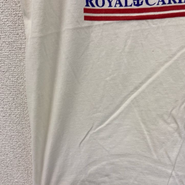 BYE BYE　半袖プリントTシャツ　白　ホワイト　Mサイズ カットソー メンズ コットン 古着