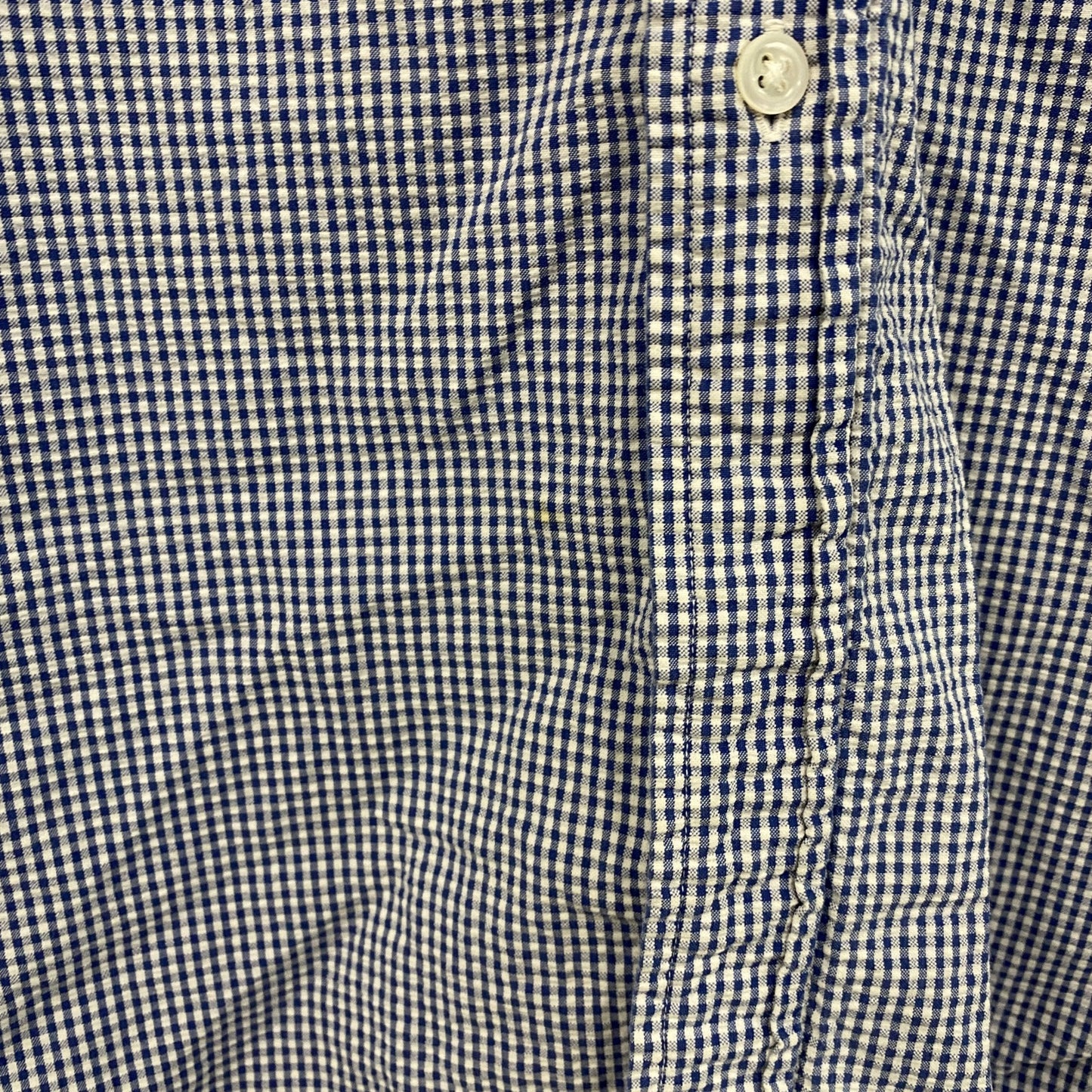 Polo by Ralph Lauren　ポロバイラルフローレン　長袖ボタンダウンシャツ　ギンガムチェック　青　Lサイズ