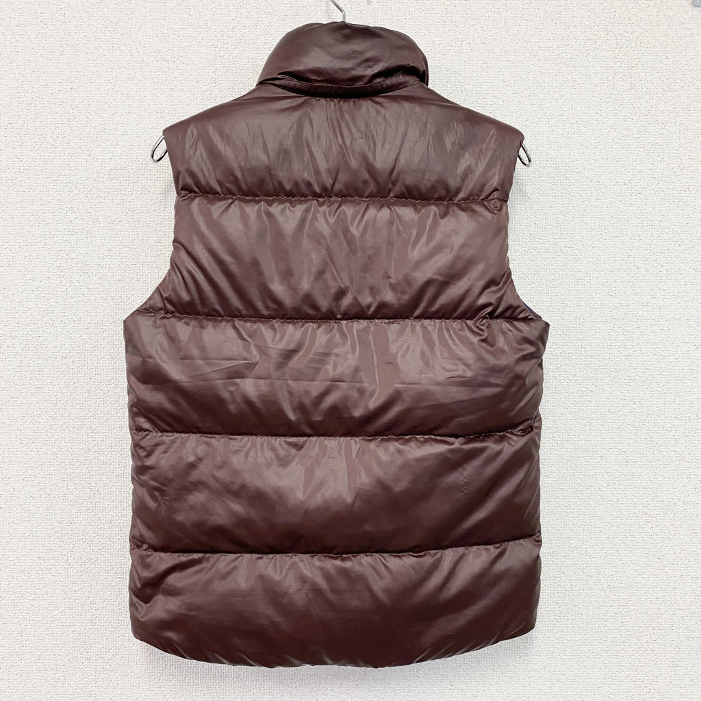 UNIQLO　ユニクロ　ダウンベスト　ダウン90％　ボルドー　Sサイズ　古着