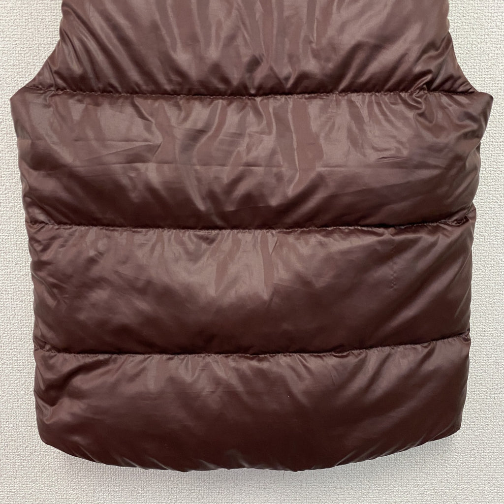 UNIQLO　ユニクロ　ダウンベスト　ダウン90％　ボルドー　Sサイズ　古着