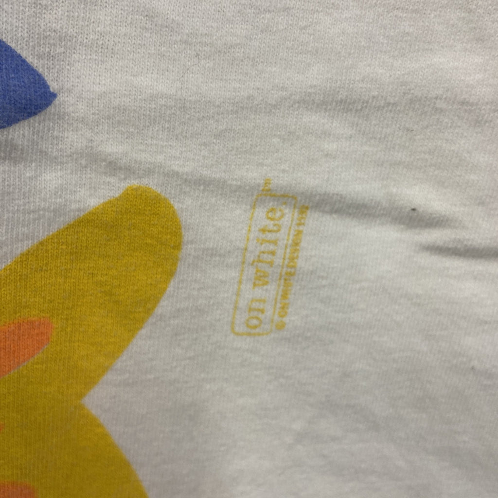 On White　タンクトップ/ノースリーブ　白　ホワイト　Lサイズ　古着