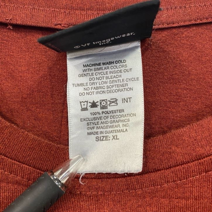 HARLEY DAVIDSON　ハーレーダビッドソン　半袖プリントTシャツ　エンジ　XLサイズ