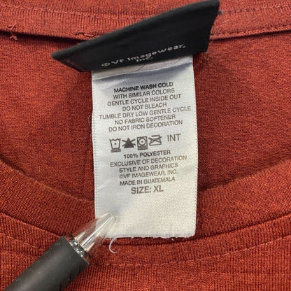 HARLEY DAVIDSON　ハーレーダビッドソン　半袖プリントTシャツ　エンジ　XLサイズ