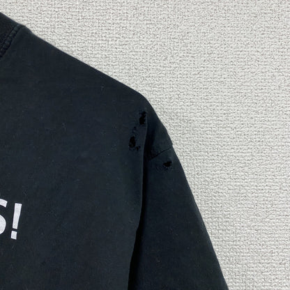 hunnel　ヒュンメル　トーマスシュワルツ　半袖プリントTシャツ　サッカー　黒　ブラック　Lサイズ