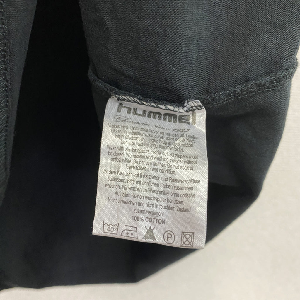 hunnel　ヒュンメル　トーマスシュワルツ　半袖プリントTシャツ　サッカー　黒　ブラック　Lサイズ　古着