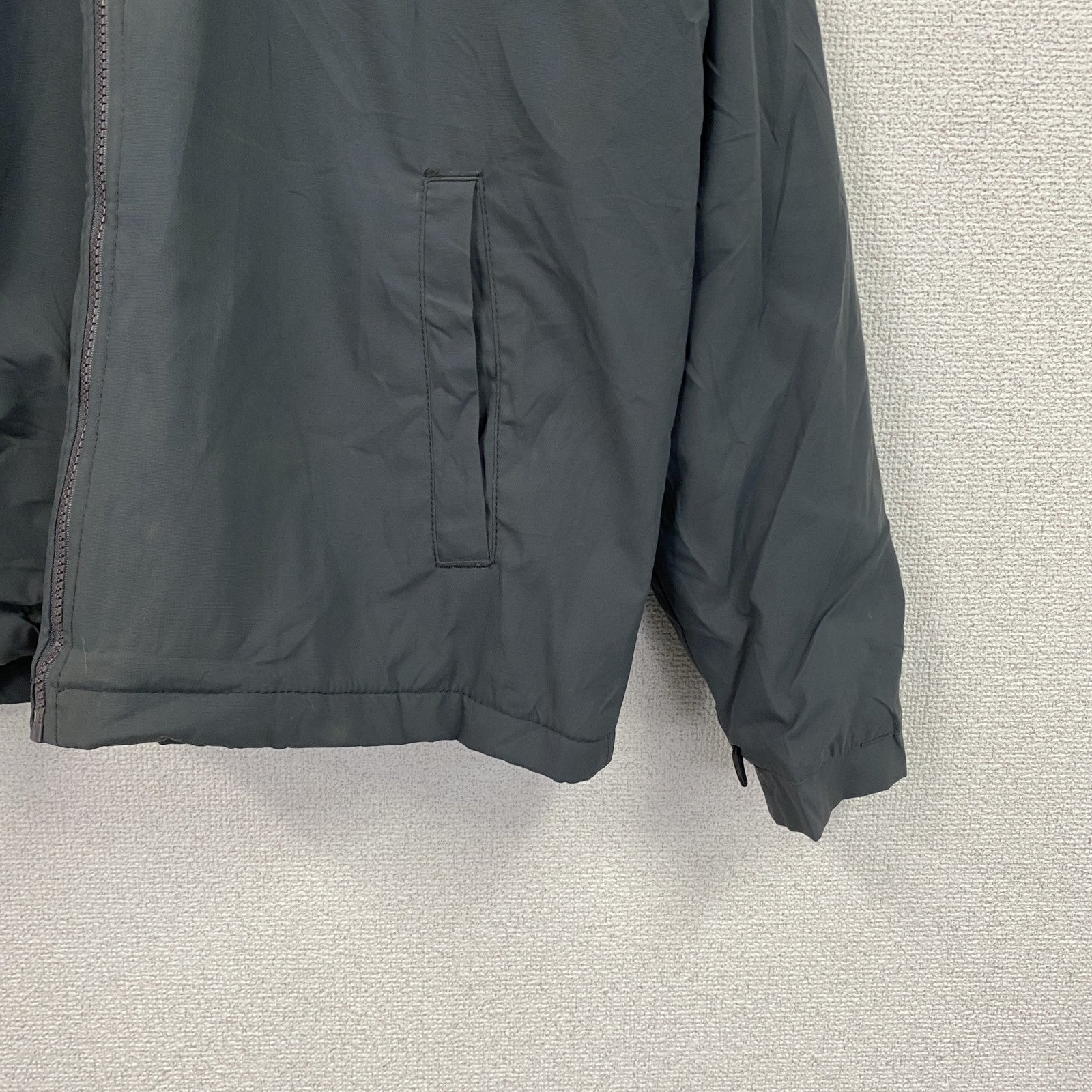 CHAPS　チャップス　ラルフローレン　フルジップジャケット　ボアライナー　グレー　灰色　Mサイズ　古着