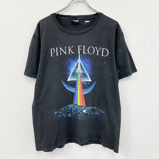 00s　Pink Floyd　ピンクフロイド　半袖プリントTシャツ　バンドT　フェード　黒　ブラック　Lサイズ　
