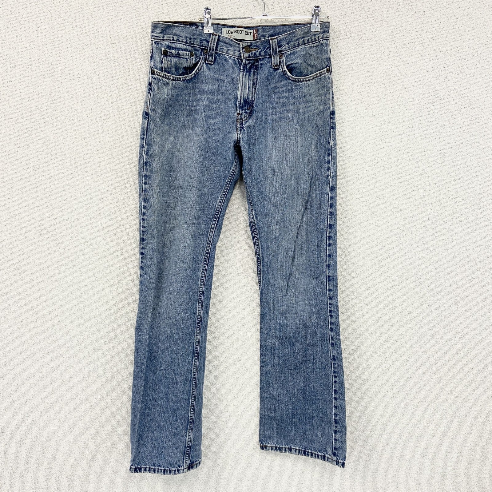 Levi's　リーバイス　Low Boot Cut　523　デニムパンツ/ジーンズ　ジップフライ　インディゴ　W32サイズ　古着