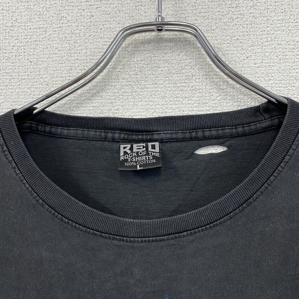 00s　Pink Floyd　ピンクフロイド　半袖プリントTシャツ　バンドT　フェード　黒　ブラック　Lサイズ　　古着