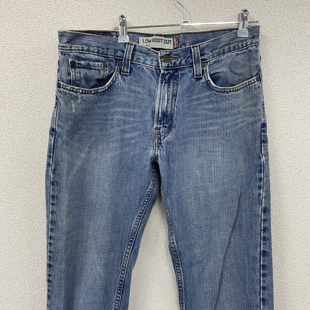Levi's　リーバイス　Low Boot Cut　523　デニムパンツ/ジーンズ　ジップフライ　インディゴ　W32サイズ　古着