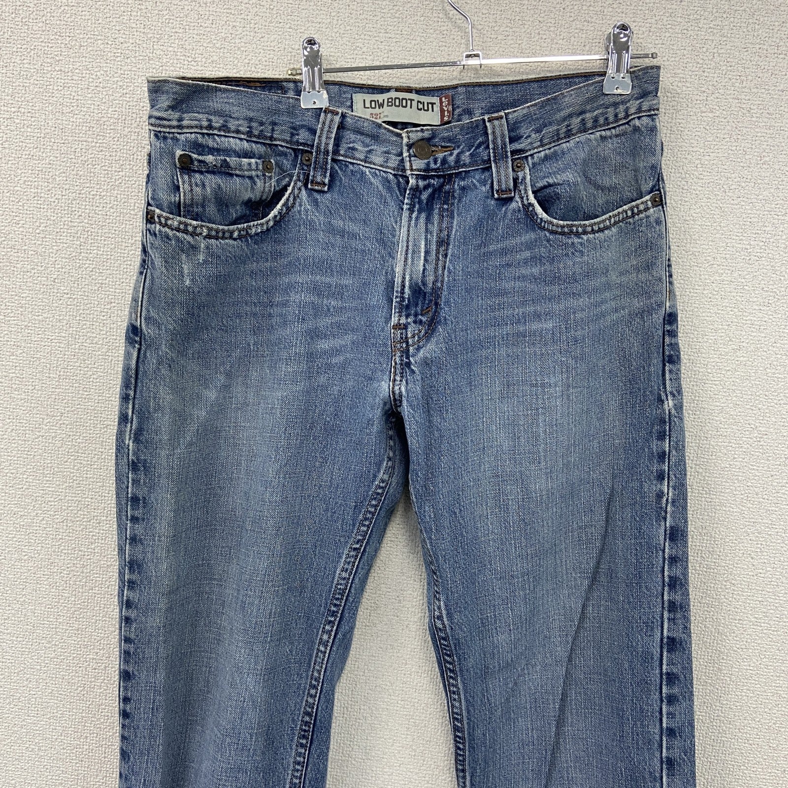 Levi's　リーバイス　Low Boot Cut　523　デニムパンツ/ジーンズ　ジップフライ　インディゴ　W32サイズ　古着