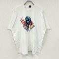 FRUIT OF THE LOOM　フルーツオブザルーム　半袖プリントTシャツ　シングルステッチ　白　ホワイト　2XLサイズ カットソー メンズ コットン 古着
