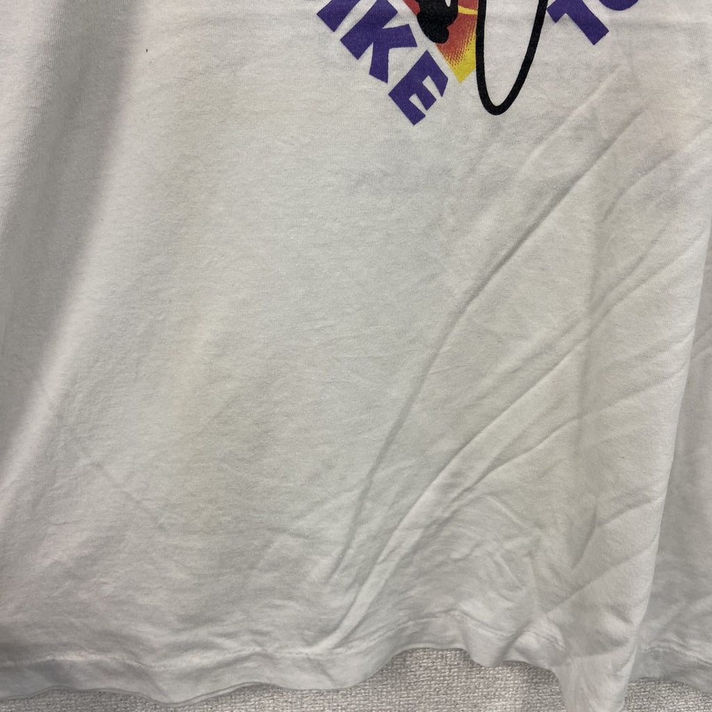 FRUIT OF THE LOOM　フルーツオブザルーム　半袖プリントTシャツ　シングルステッチ　白　ホワイト　2XLサイズ カットソー メンズ コットン 古着