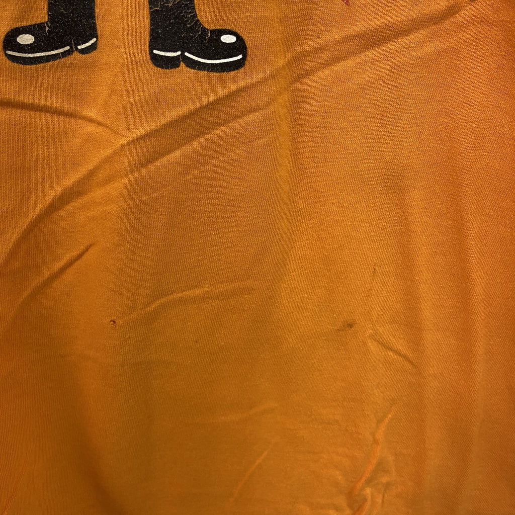 00s　anvil　アンヴィル　半袖Tシャツ　フジロックフェスティバル　ヴィンテージ　オレンジ　Lサイズ　古着