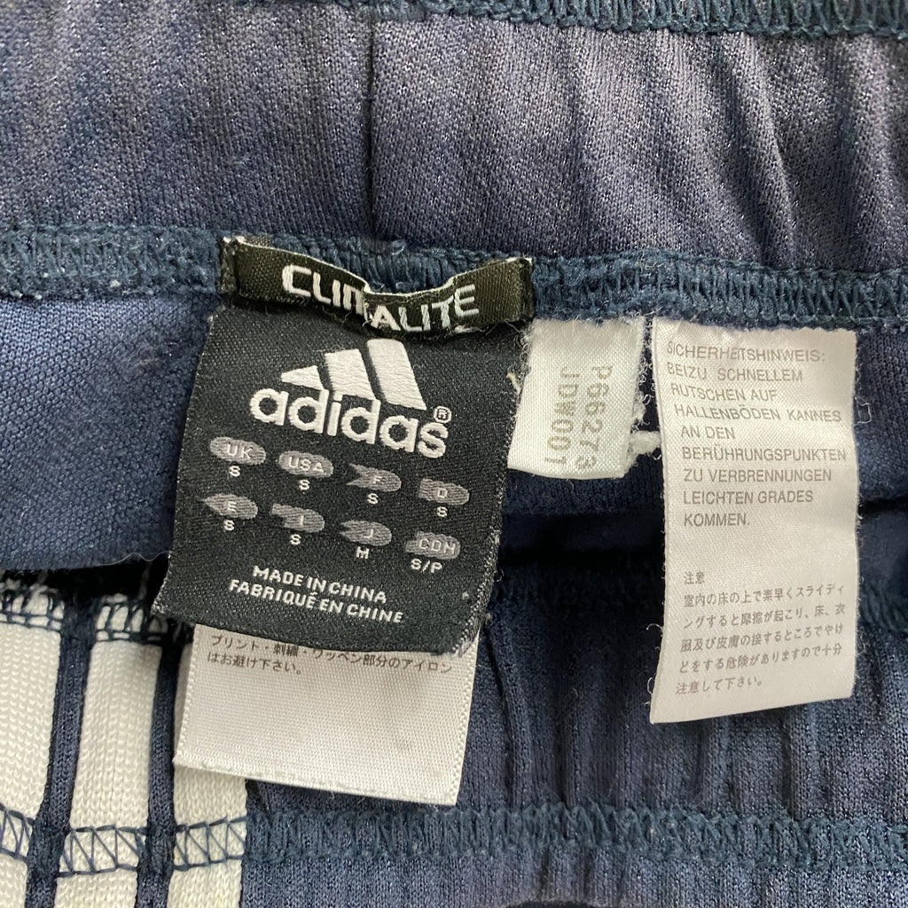 adidas　アディダス　CLIMALITE　トラックパンツ/トレーニングパンツ　紺　ネイビー　Mサイズ　古着