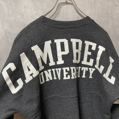 古着 used　REDSHIRT　長袖カレッジプリントスウェット　トレーナー　バックプリント　CAMPBELL　大学　Mサイズ