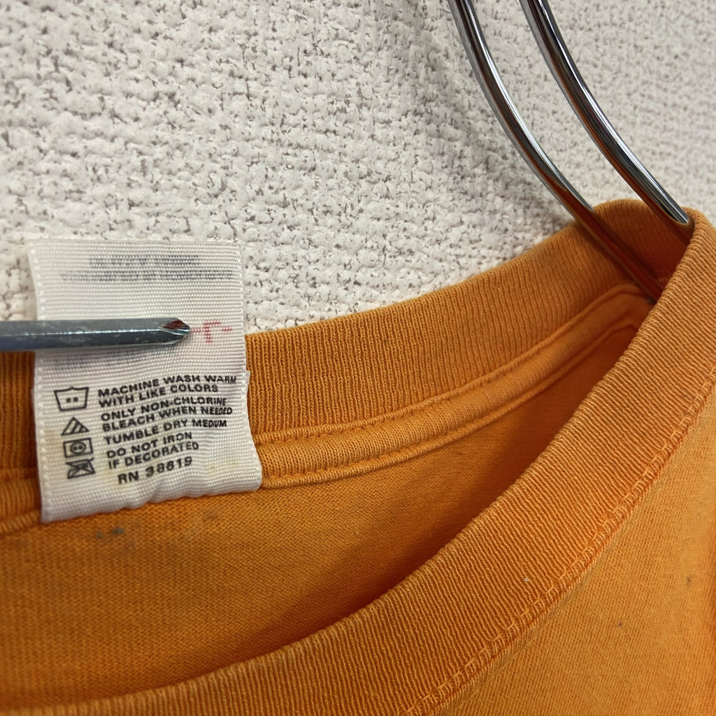 00s　anvil　アンヴィル　半袖Tシャツ　フジロックフェスティバル　ヴィンテージ　オレンジ　Lサイズ　古着