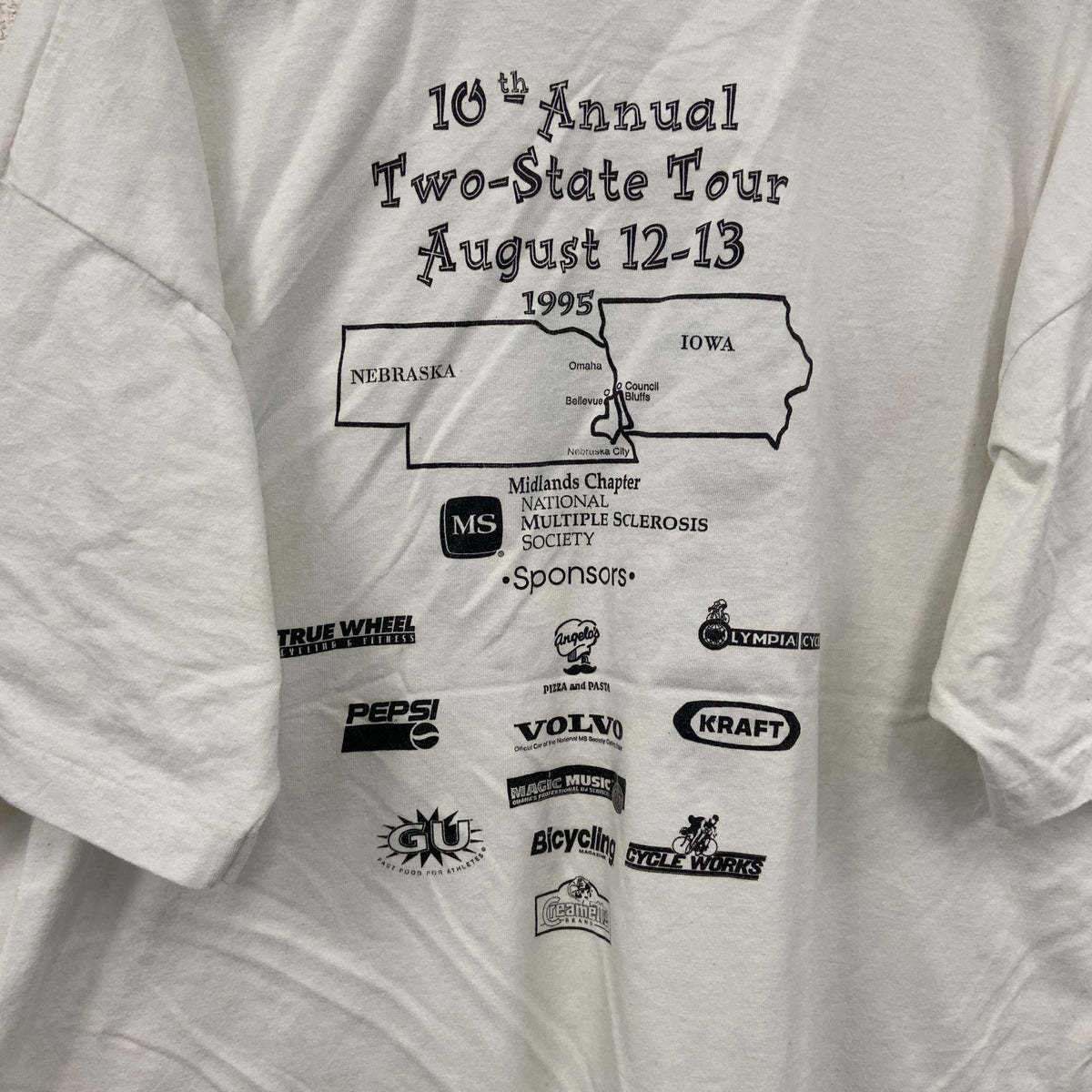 FRUIT OF THE LOOM　フルーツオブザルーム　半袖プリントTシャツ　シングルステッチ　白　ホワイト　2XLサイズ カットソー メンズ コットン 古着