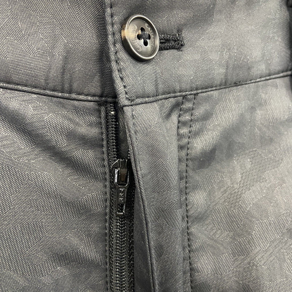 Callaway　キャロウェイ　カーゴパンツ　ジップフライ　カモフラージュ　迷彩柄　黒　ブラック　LLサイズ　古着
