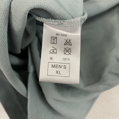 NIKE　ナイキ　ハーフジップ半袖Tシャツ　水色　ライトブルー　グレー　XLサイズ　