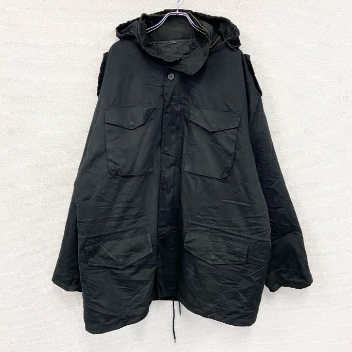DELF　ミリタリージャケット　黒　ブラック　5XLサイズ　古着