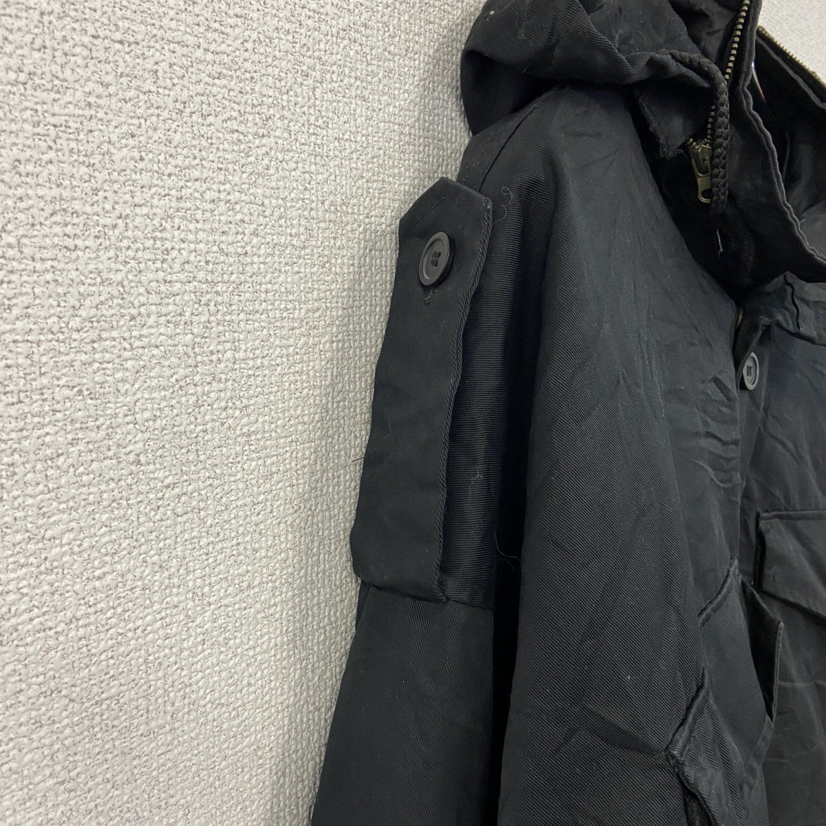 DELF　ミリタリージャケット　黒　ブラック　5XLサイズ　古着