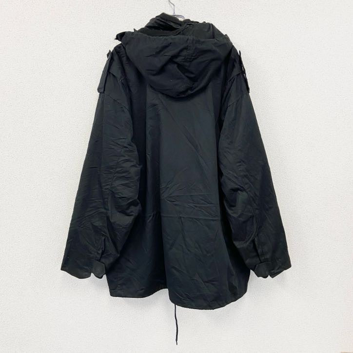 DELF　ミリタリージャケット　黒　ブラック　5XLサイズ　古着